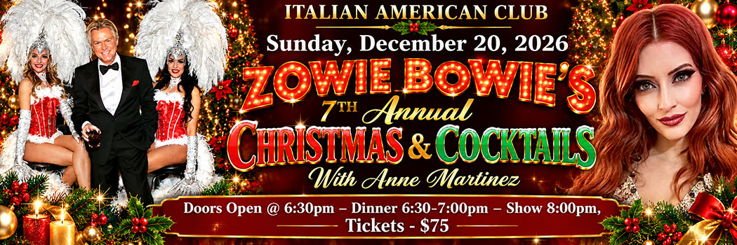 Zowie Bowie's 7th Annual Christmas and Cocktails
