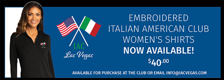 Wednesday Night Special The Italian American Club of Southern Nevada